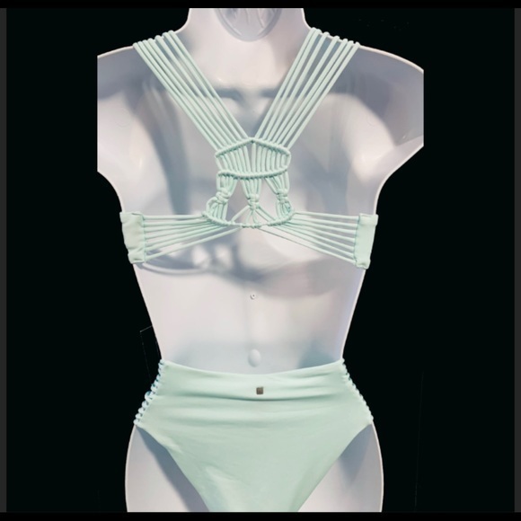 Dolce Vita macrame detailed bikini set NWT - Picture 3 of 14